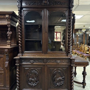 ⚜️Буфет-витрина охотничий стиль⚜️